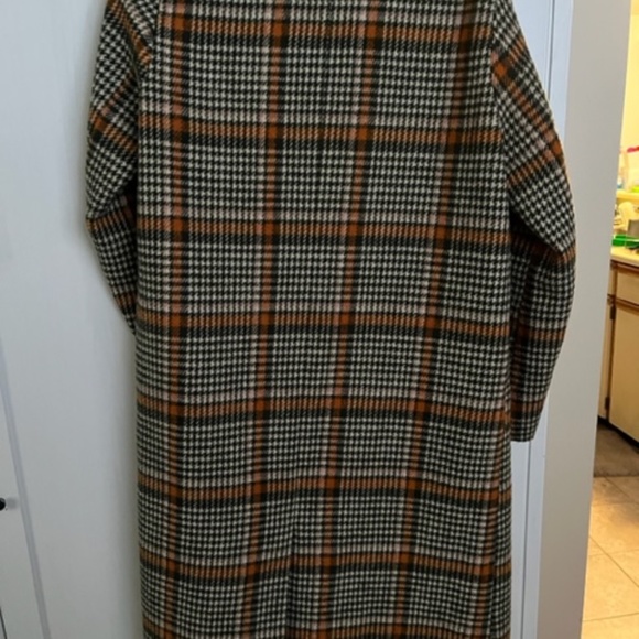 Wool coat plaid - Picture 2 of 8
